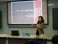 Prof Chen Yan giving a lecture entitled 'Shanghai: A Key to Modern China'
